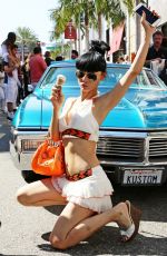 BAI LING at Auto Exhibit in Beverly Hills 06/21/2015