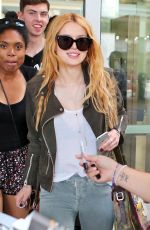 BELLA THORNE Arrives at Airport in Toronto 06/20/2015