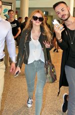 BELLA THORNE Arrives at Airport in Toronto 06/20/2015