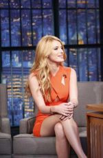 BELLA THORNE at Late Night With Seth Meyers 06/25/2015