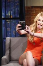 BELLA THORNE at Late Night With Seth Meyers 06/25/2015