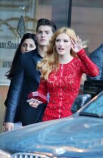 BELLA THORNE Leaves Her Hotel in Toronto 06/21/2015