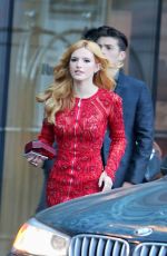 BELLA THORNE Leaves Her Hotel in Toronto 06/21/2015