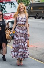 BELLA THORNE Out and About in New York 06/23/2015