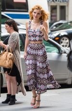 BELLA THORNE Out and About in New York 06/23/2015