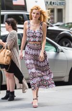 BELLA THORNE Out and About in New York 06/23/2015