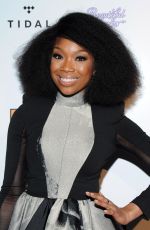 BRANDY NORWOOD at Atlantic Records BET Awards Afterparty in Los Angeles