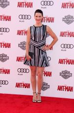 BRIDGET REGAN at Ant-man Premiere in Hollywood