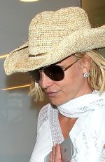 BRITNEY SPEARS Arrives at LAX Airport in Los Angeles 06/18/2015