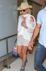 BRITNEY SPEARS Arrives at LAX Airport in Los Angeles 06/18/2015