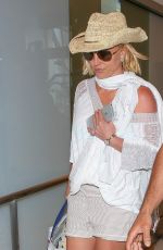 BRITNEY SPEARS Arrives at LAX Airport in Los Angeles 06/18/2015