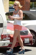 BRITNEY SPEARS in Shorts Out and About in Thousand Oaks 06/17/2015