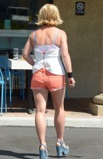 BRITNEY SPEARS in Shorts Out and About in Thousand Oaks 06/17/2015