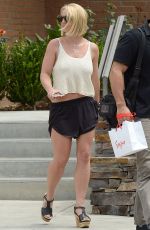 BRITNEY SPEARS in Shorts Out in Thousand Oaks 06/10/2015