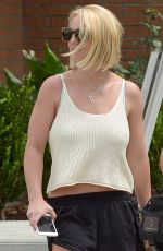 BRITNEY SPEARS in Shorts Out in Thousand Oaks 06/10/2015