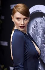 BRYCE DALLAS HOWARD at Jurassic World Premiere in Hollywood