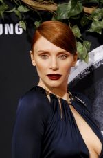 BRYCE DALLAS HOWARD at Jurassic World Premiere in Hollywood