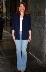 BRYCE DALLAS HOWARD Leaves NBC Studios in New York 06/01/2015