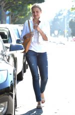 CAMERON DIAZ Leaves Meche Salon in Los Angeles 06/18/2015