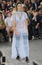CANDICE SWANEPOEL on the Runway of Givenchy Fashion Show in Paris