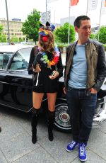 CARA DELEVINGNE Aarrives at Her Hotel in Berlin 06/16/2015