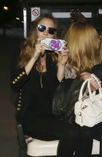 CARA DELEVINGNE Arrives at Summer Time Hyde Park Music Festival