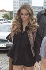 CARA DELEVINGNE at Fernsehwerft in Berlin 06/16/2015