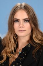 CARA DELEVINGNE at Paper Towns Press Tour in London