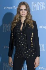 CARA DELEVINGNE at Paper Towns Press Tour in London