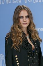 CARA DELEVINGNE at Paper Towns Press Tour in London