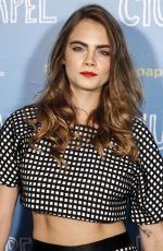 CARA DELEVINGNE at Paper Towns Press Tour in Madrid