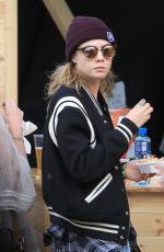 CARA DELEVINGNE at Summer Time Hyde Park Music Festival in New York