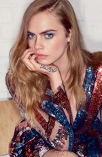 CARA DELEVINGNE by Patrick Demarchelier for Vogue Magazine, July 2015