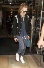 CARA DELEVINGNE Leaves Her Hotel in London 06/29/2015