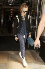 CARA DELEVINGNE Leaves Her Hotel in London 06/29/2015