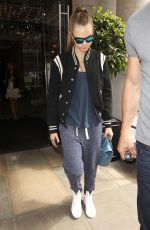 CARA DELEVINGNE Leaves Her Hotel in London 06/29/2015