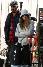 CARA DELEVINGNE on the Set of Suicide Squad in Toronto 06/02/2015