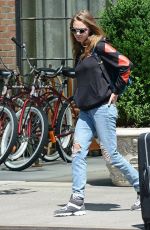 CARA DELEVINGNE Out amd About in New York 06/07/2015