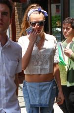 CARA DELEVINGNE Out and About in New York 06/09/2015