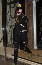 CARA DELEVINGNE Out in London 06/20/2015
