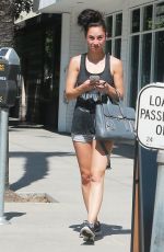 CARA SANTANA Leaves a Gym in Studio City 06/07/2015