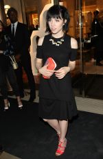 CARLY RAE JEPSEN at Fendi Anniversary Party in London