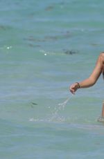 CHANTEL JEFFRIES in Bikini at a Beach in Miami 05/30/2015
