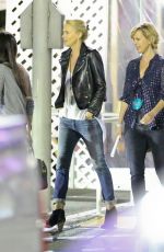 CHARLIZE THERON at U2 Concert in Inglewood