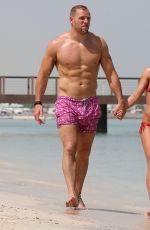 CHLOE MADELEY in Bikini on the Beach in Dubai 06/02/2015