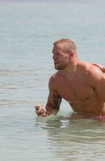 CHLOE MADELEY in Bikini on the Beach in Dubai 06/02/2015