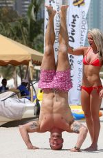 CHLOE MADELEY in Bikini on the Beach in Dubai 06/02/2015