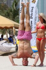 CHLOE MADELEY in Bikini on the Beach in Dubai 06/02/2015