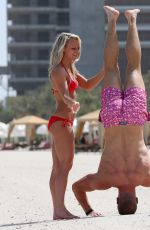 CHLOE MADELEY in Bikini on the Beach in Dubai 06/02/2015