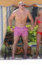 CHLOE MADELEY in Bikini on the Beach in Dubai 06/02/2015